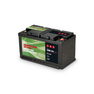 Batterie AGM 120Ah 12V NDS DOMETIC Green Power stockage photovoltaïque  campeur